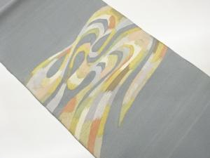 抽象模様織出し名古屋帯